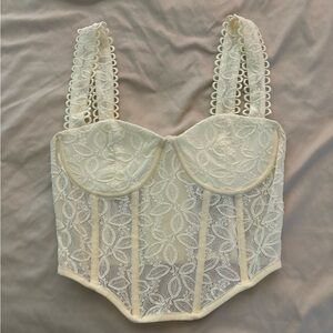 Illa illa cream corset size small never worn